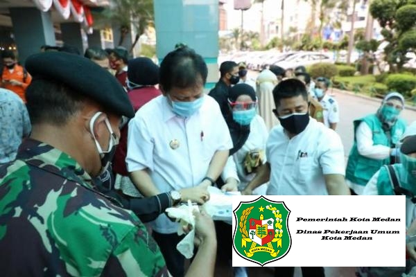 Pemprovsu dan Pemko Medan Digandeng IDI Sumut Galakkan Gerakan Sejuta Masker