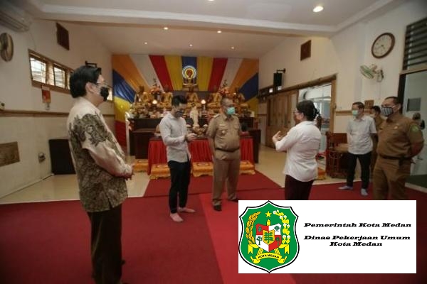 Plt Wali Kota Tinjau Penerapan Protokoler Kesehatan di Rumah Ibadah