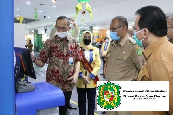 Persiapan New Normal, Plt Wali Kota Medan Pastikan Protokoler Kesehatan di Pelayanan Perbankan