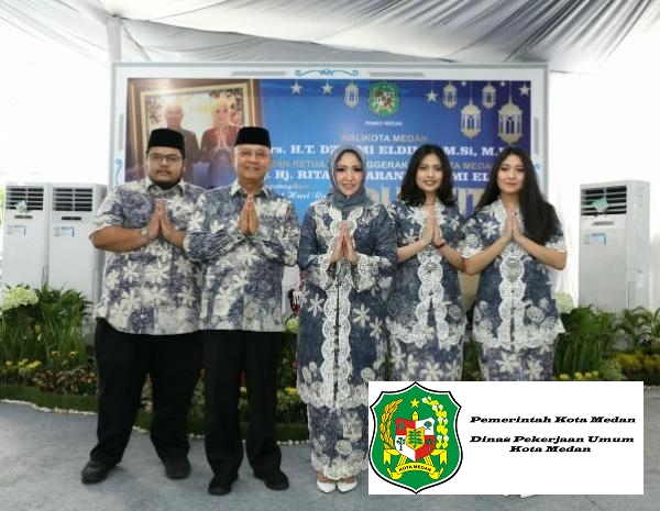 Open House Hari Raya Idul Fitri Wali Kota Medan Penuh Keakraban dan Kekeluargaan