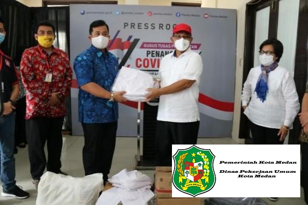 Plt Wali Kota Medan Terima Bantuan Sembako dan APD Dari Alfa Grup dan Komunitas Memo