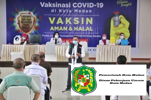 Vaksinasi Covid-19 Di Kota Medan Dimulai