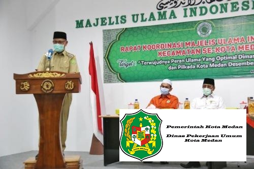 Buka Rakor MUI Kota Medan, Plt Wali Kota Medan Ajak Ulama Menjadi Suri Tauladan Bagi Masyarakat dalam Mencegah penyebaran Covid-19