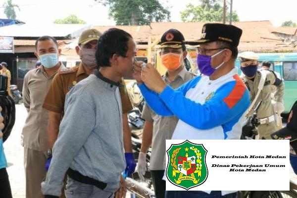 Gubsu Dukung Plt Wali Kota Medan Disiplinkan Warga Pakai Masker