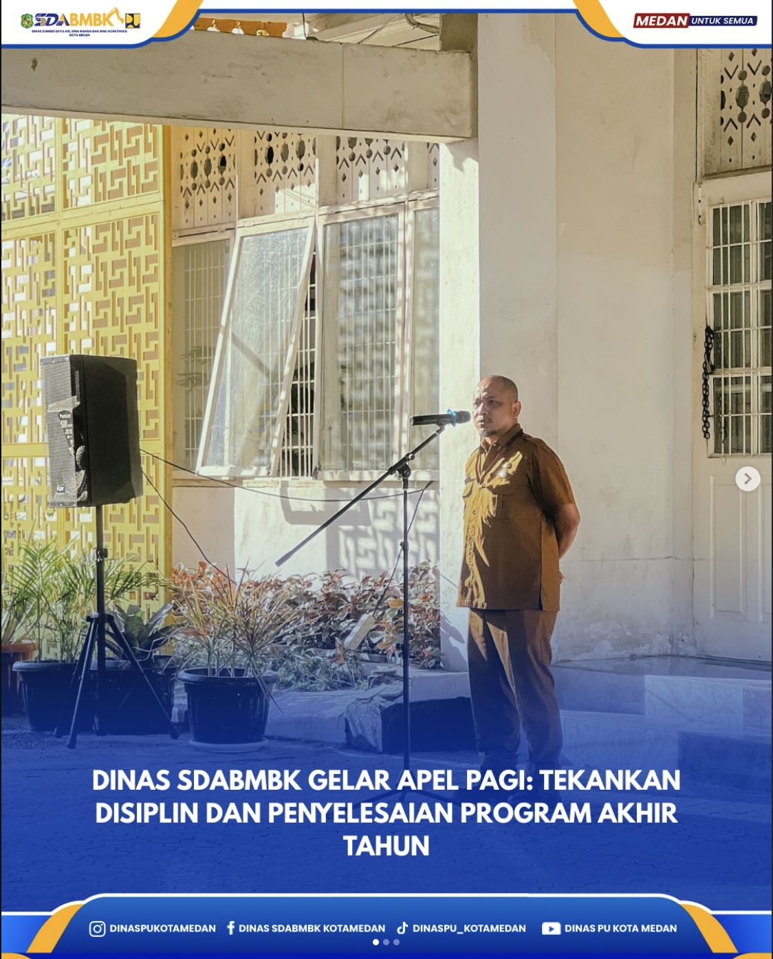 Dinas SDABMBK Gelar Apel Pagi: Tekankan Disiplin dan Penyelesaian Program Akhir Tahun