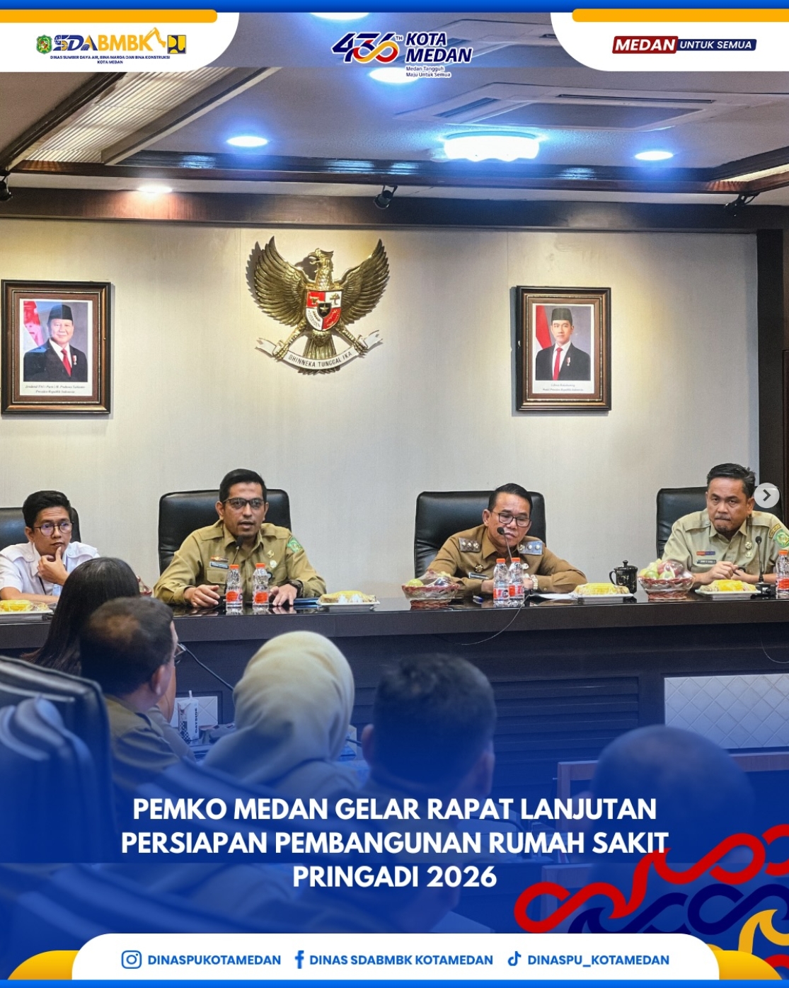 Pemko Medan Gelar Rapat Lanjutan Persiapan Pembangunan Rumah Sakit Pringadi 2026