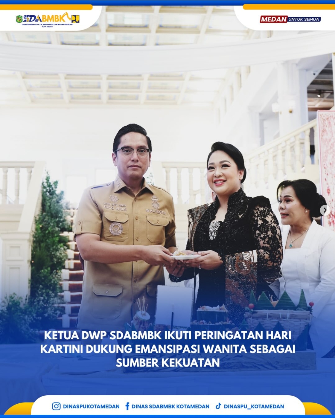 Ketua DWP SDABMBK Ikuti Peringatan Hari Kartini Dukung Emansipasi Wanita Sebagai Sumber Kekuatan