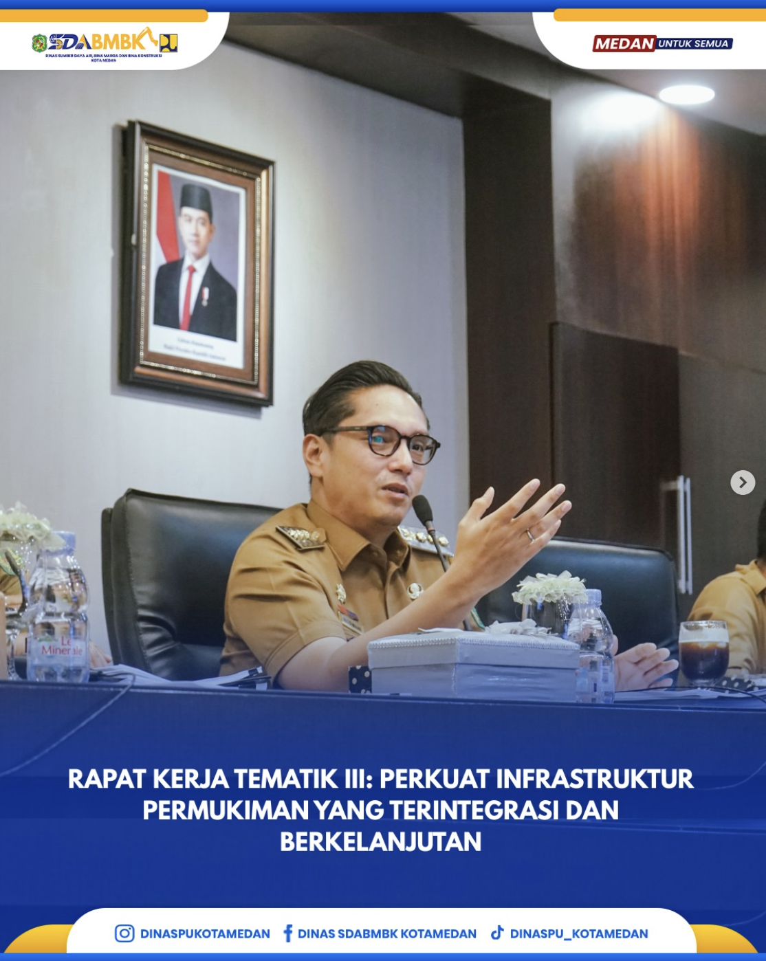Rapat Kerja Tematik III: Perkuat Infrastruktur Permukiman Yang Terintegrasi dan Berkelanjutan