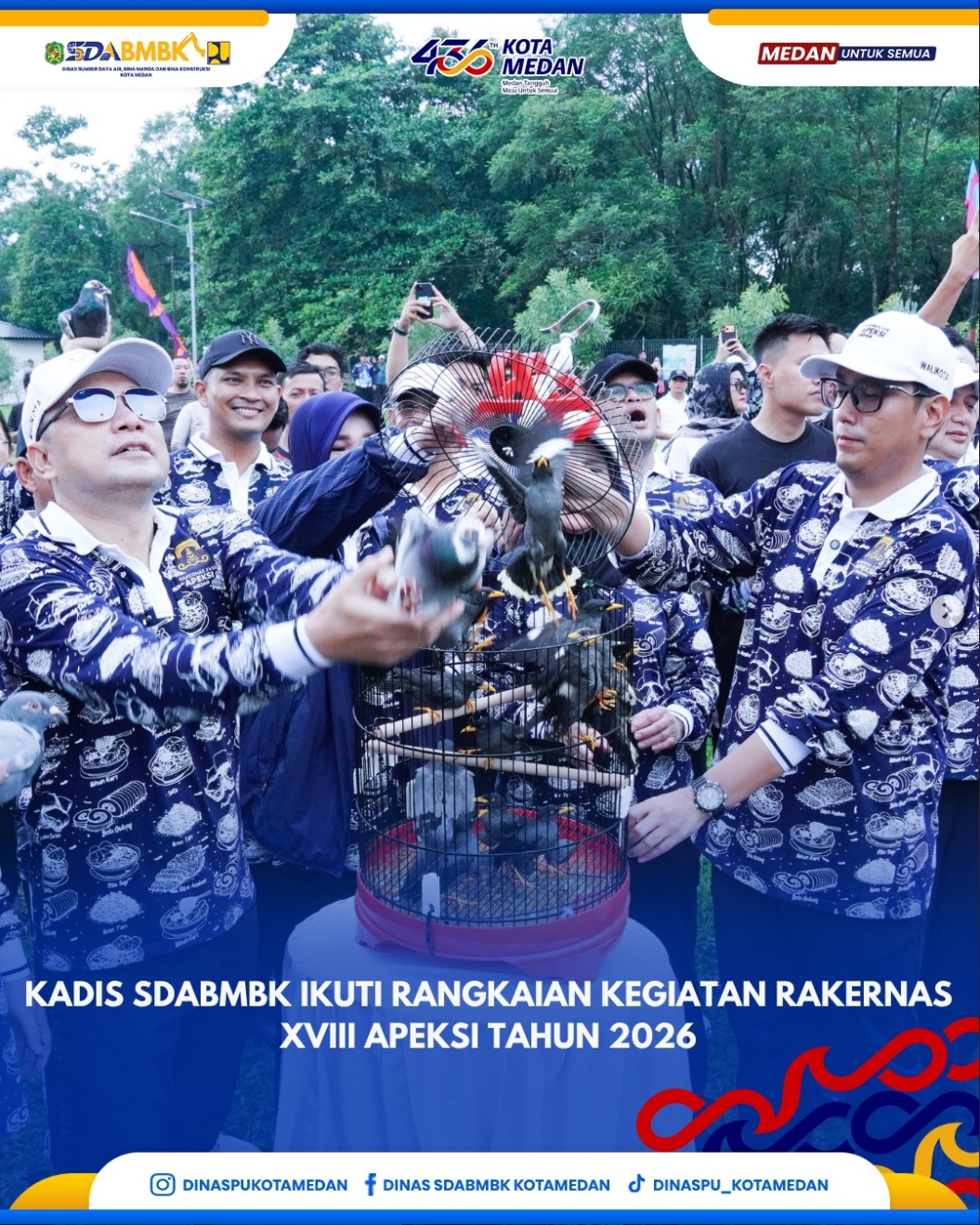 Kadis SDABMBK Ikuti Rangkaian Kegiatan Rakernas XVIII Apeksi Tahun 2026