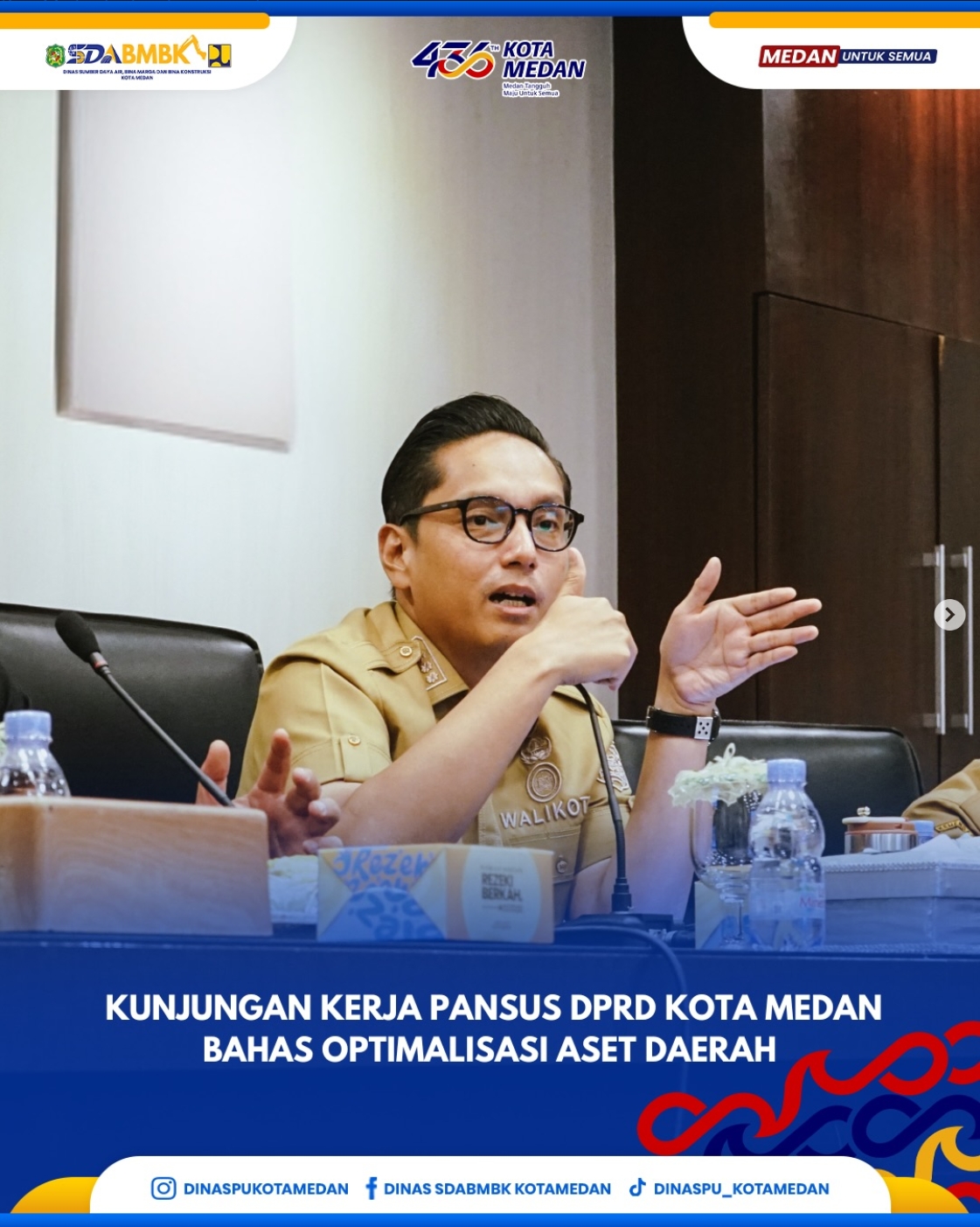 Kunjungan Kerja Pansus DPRD Kota Medan Bahas Optimalisasi Aset Daerah