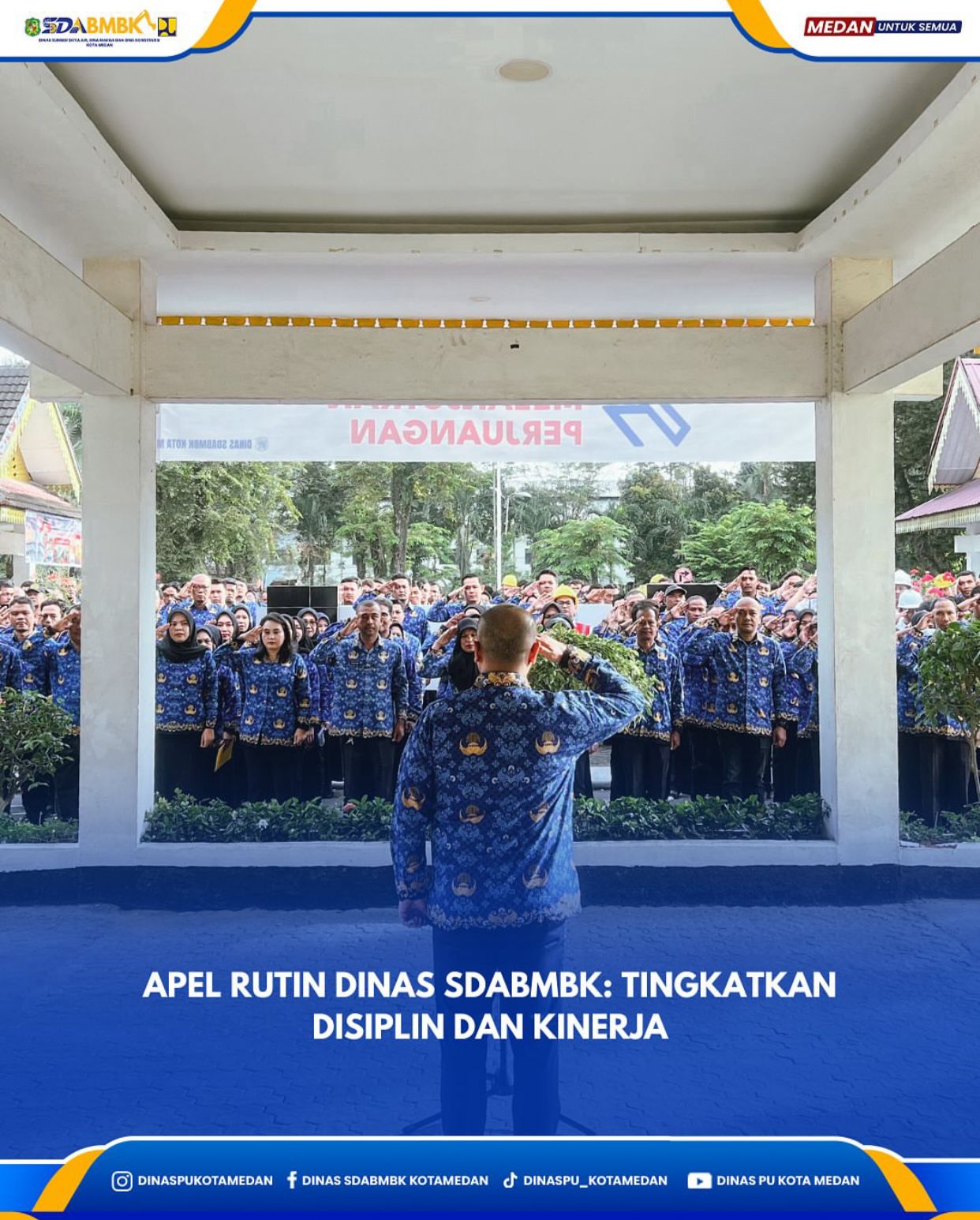 Apel Rutin Dinas SDABMBK: Tingkatkan Disiplin dan Kinerja